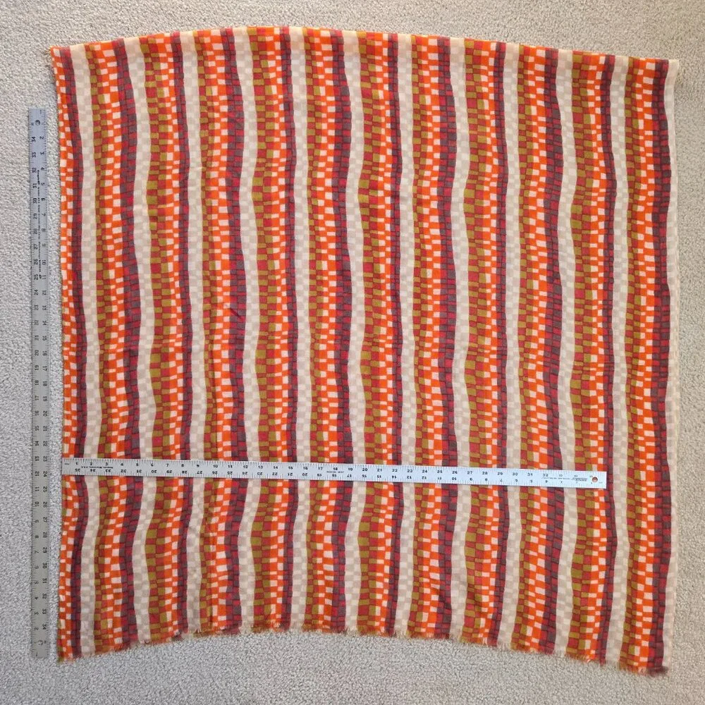 100% Wool Scarf Shawl Scandanavian Design Khadi and Co Denmark